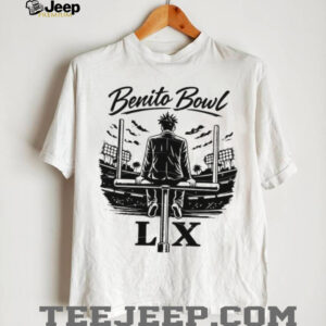 Bad Bunny Benito Bowl LX Stadium Goal Post View T shirt