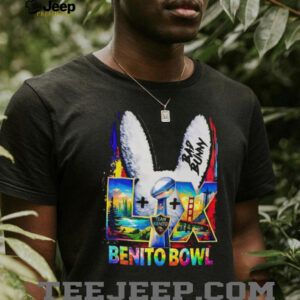 Bad Bunny Benito Bowl Super Bowl LX Santa Clara Collaboration T Shirt Bad Bunny Benito Bowl Super Bowl LX Santa Clara Collaboration T Shirt