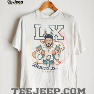 Bad Bunny LX Super Bowl Halftime Show Artist Illustration T shirt