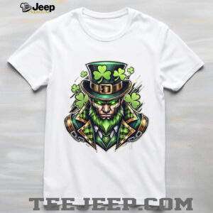 Badass Celtic Warrior Leprechaun with Glowing Green Eyes T Shirt Badass Celtic Warrior Leprechaun with Glowing Green Eyes T Shirt