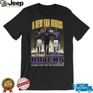 Baltimore Ravens A New Era Begins Jackson Hamilton Memories T Shirt Baltimore Ravens A New Era Begins Jackson Hamilton Memories T Shirt