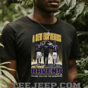 Baltimore Ravens A New Era Begins Jackson Hamilton Memories T Shirt