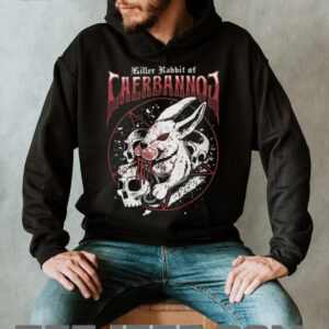 Beast of Caerbannog Pentagram T Shirt Metal Style Horror Rabbit Beast of Caerbannog Pentagram T Shirt Metal Style Horror Rabbit