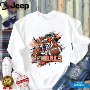 Bengals Football Action Splash Graphic T Shirt Bengals Football Action Splash Graphic T Shirt
