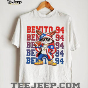 Benito 94 Bad Bunny Rabbit Puerto Rico Flag Outfit T shirt