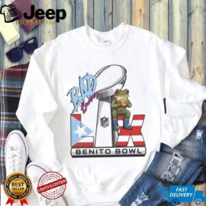 Benito Bowl Bad Bunny Puerto Rico Flag Frog Football T Shirt