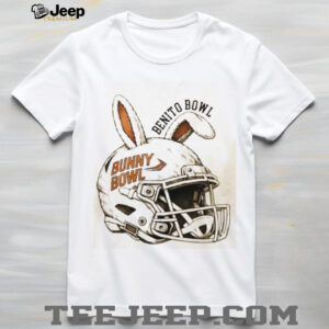 Benito Bowl Bunny Ear Football Helmet Graphic T Shirt Benito Bowl Bunny Ear Football Helmet Graphic T Shirt