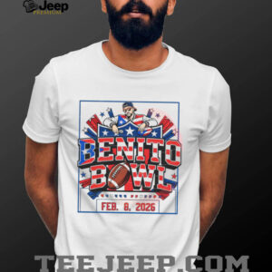 Benito Bowl Feb 8 2026 Puerto Rico Flag Stars Football T shirt