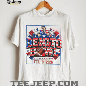 Benito Bowl Feb 8 2026 Puerto Rico Flag Stars Football T shirt