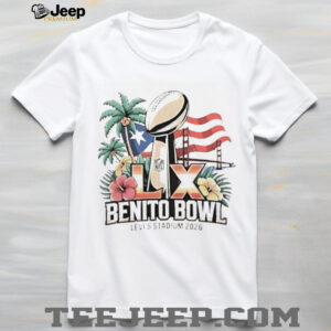 Benito Bowl Levi’s Stadium 2026 Tropical NFL Fan T Shirt Benito Bowl Levi’s Stadium 2026 Tropical NFL Fan T Shirt