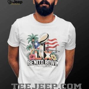 Benito Bowl Levi's Stadium 2026 Tropical NFL Fan T Shirt