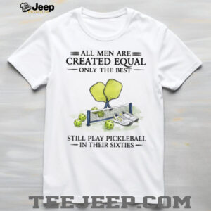 Best Men Play Pickleball In Their Sixties Vintage T Shirt