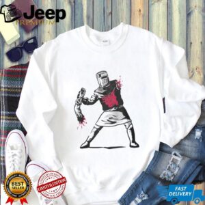 Black Knight Armless Flesh Wound Monty Python Graphic T Shirt