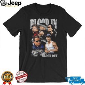Blood In Blood Out Vatos Locos Characters Montage Vintage T Shirt