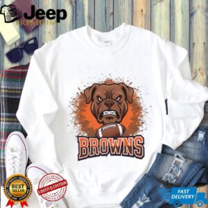 Browns Bulldogs Football Paint Burst Mascot Shirt Browns Bulldogs Football Paint Burst Mascot Shirt