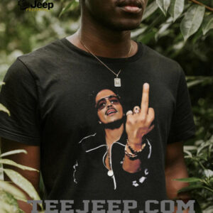 Bruno Mars Middle Finger Vintage Graphic Aesthetic Unisex T Shirt