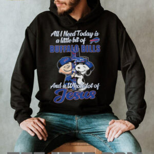 Buffalo Bills Charlie Brown and Snoopy Jesus Faith Football Shirt