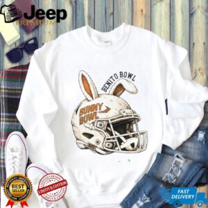 Bunny Bowl Benito Football Helmet with Rabbit Ears T shirt Bunny Bowl Benito Football Helmet with Rabbit Ears T shirt