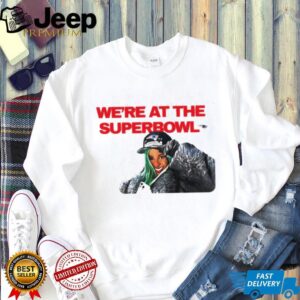 Cardi B We’re at the superbowl New England Patriots shirt