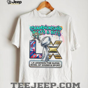 Championship Beats & Bits Super Bowl LX Sound & Sport T shirt