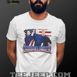 Chromelander American Flag Superhero Parody Graphic Tee