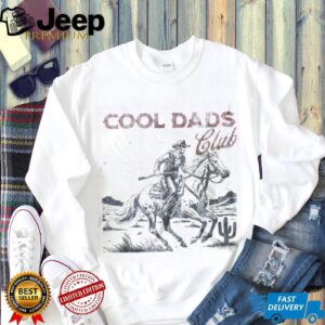 Cool Dads Club Vintage Cowboy Horseback Riding Retro T Shirt