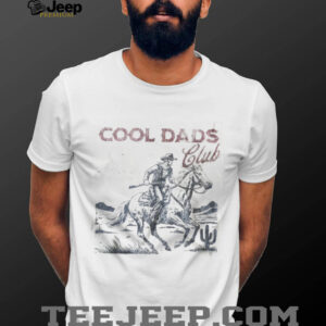 Cool Dads Club Vintage Cowboy Horseback Riding Retro T Shirt