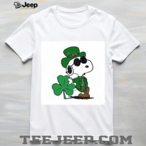 Cool Snoopy Leprechaun with Sunglasses and Lucky Shamrock T Shirt Cool Snoopy Leprechaun with Sunglasses and Lucky Shamrock T Shirt