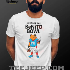 Coqui Frog PR Jersey Here For The Benito Bowl T shirt