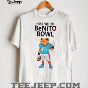 Coqui Frog PR Jersey Here For The Benito Bowl T shirt