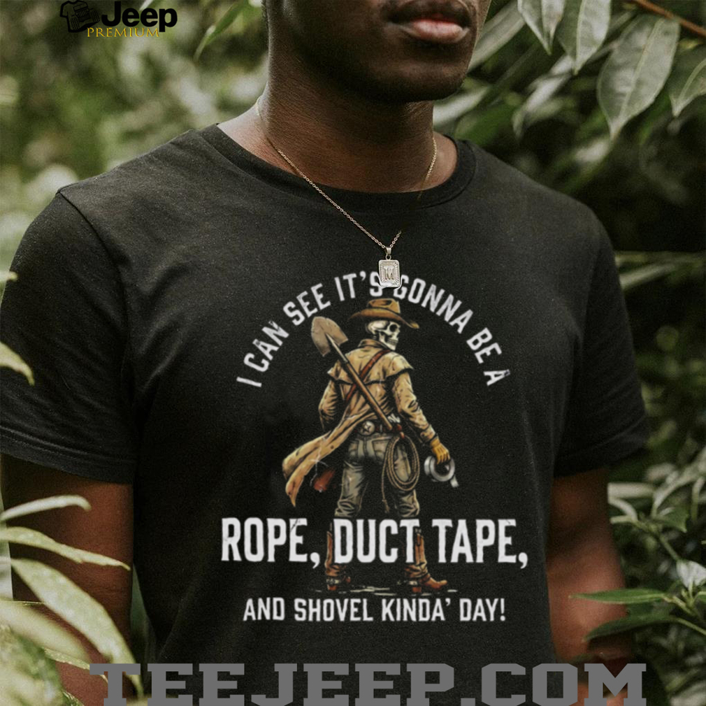 Cowboy Skeleton “Rope Duct Tape and Shovel” Western Horror Tee Cowboy Skeleton “Rope Duct Tape and Shovel” Western Horror Tee