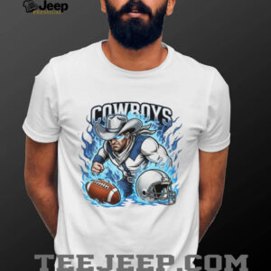 Cowboys Football Blue Flame Hero Graphic T Shirt