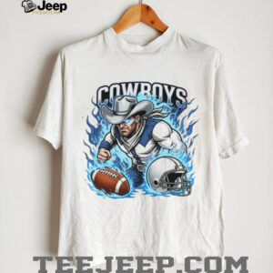 Cowboys Football Blue Flame Hero Graphic T Shirt