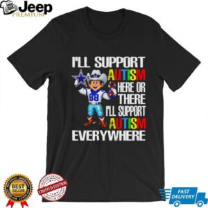 Dallas Cowboys Mascot Autism Awareness Graphic Tee Dallas Cowboys Mascot Autism Awareness Graphic Tee