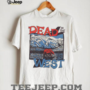 Dead In The West Vintage Bear Mountain Landscape Retro T Shirt
