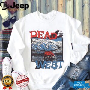 Dead In The West Vintage Bear Mountain Landscape Retro T Shirt