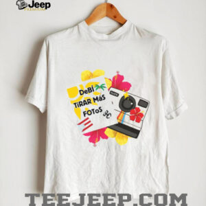 Debi Tirar Mas Fotos Vintage Camera Puerto Rico Hibiscus Floral T Shirt