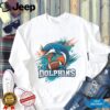 Miami Dolphins Football Mascot White T Shirt Miami Dolphins Football Mascot White T Shirt