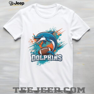 Dolphins Football Splash Graphic Fan Apparel