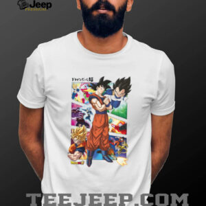 Dragon Ball Super Z Fighters Battle Panel Graphic T Shirt