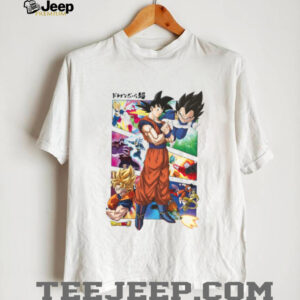 Dragon Ball Super Z Fighters Battle Panel Graphic T Shirt