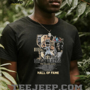 Drew Brees New Orleans Saints Pro Football Hall of Fame Stats Tribute T Shirt Drew Brees New Orleans Saints Pro Football Hall of Fame Stats Tribute T Shirt