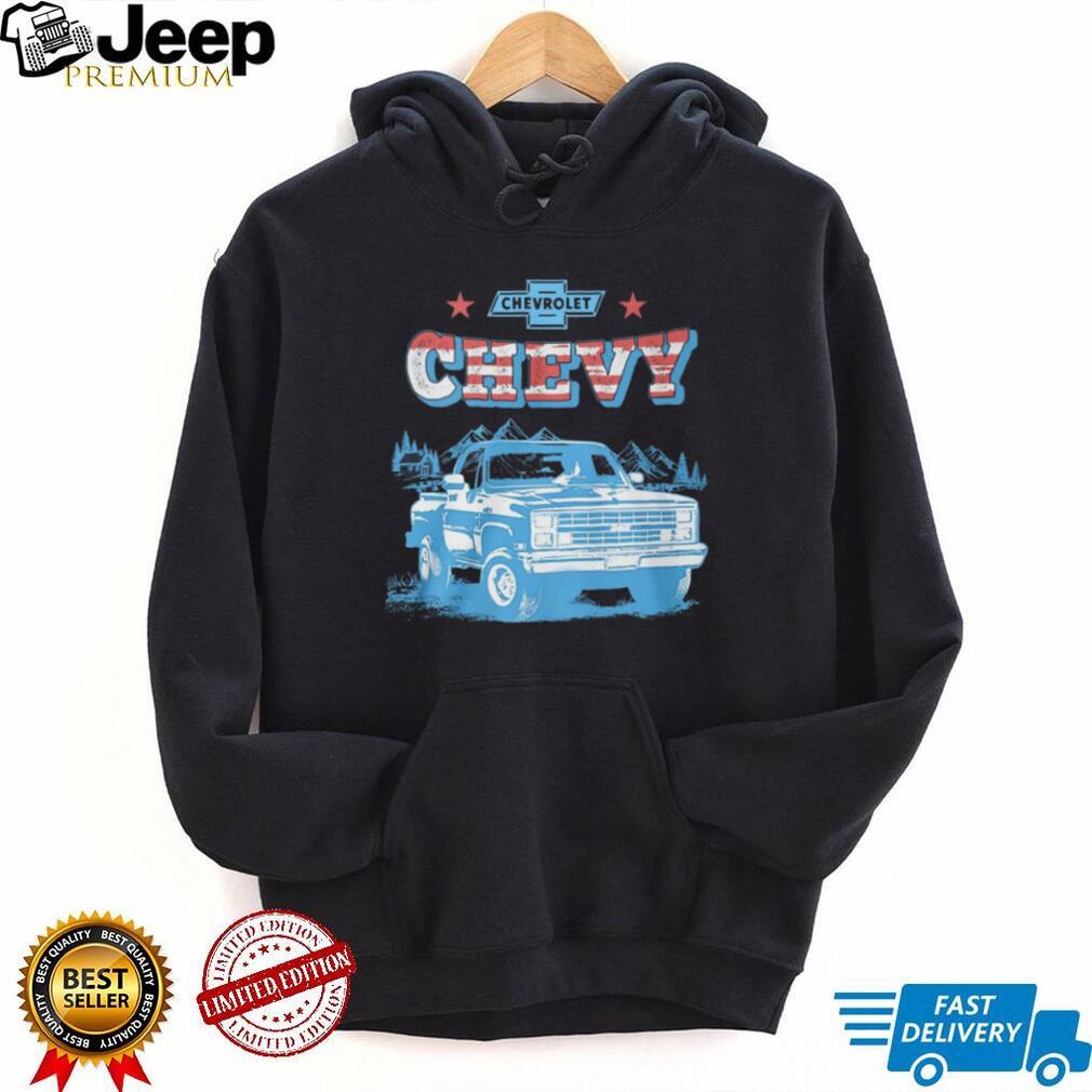 Classic Chevrolet Chevy Square Body Truck American Flag T Shirt Classic Chevrolet Chevy Square Body Truck American Flag T Shirt