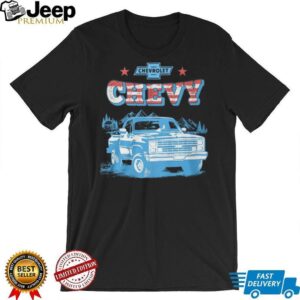 Classic Chevrolet Chevy Square Body Truck American Flag T Shirt