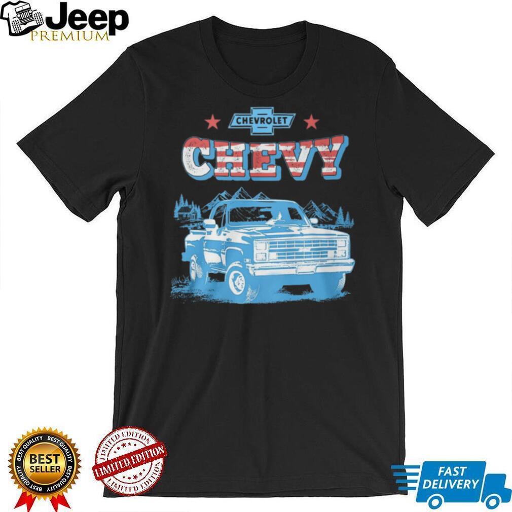Classic Chevrolet Chevy Square Body Truck American Flag T Shirt Classic Chevrolet Chevy Square Body Truck American Flag T Shirt