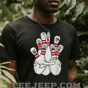 Funny Injured Bowling Pins Cartoon Graphic T Shirt Bowling Humor Funny Injured Bowling Pins Cartoon Graphic T Shirt Bowling Humor