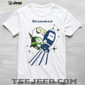 Funny Minion Space Rocket Seattle Seahawks Cartoon Fan Graphic