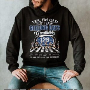 Geelong Cats Greatness Legends Signature Memories Fan T Shirt Geelong Cats Greatness Legends Signature Memories Fan T Shirt