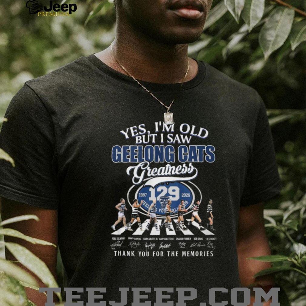 Geelong Cats Greatness Legends Signature Memories Fan T Shirt Geelong Cats Greatness Legends Signature Memories Fan T Shirt