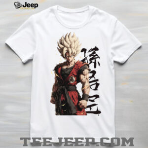 Goku Super Saiyan Japanese Kanji Streetwear T Shirt Goku Super Saiyan Japanese Kanji Streetwear T Shirt
